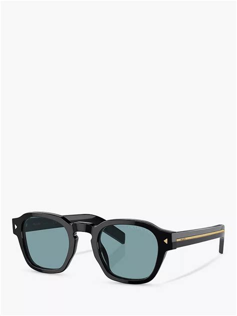 Mens Prada black PR A16S Sunglasses .